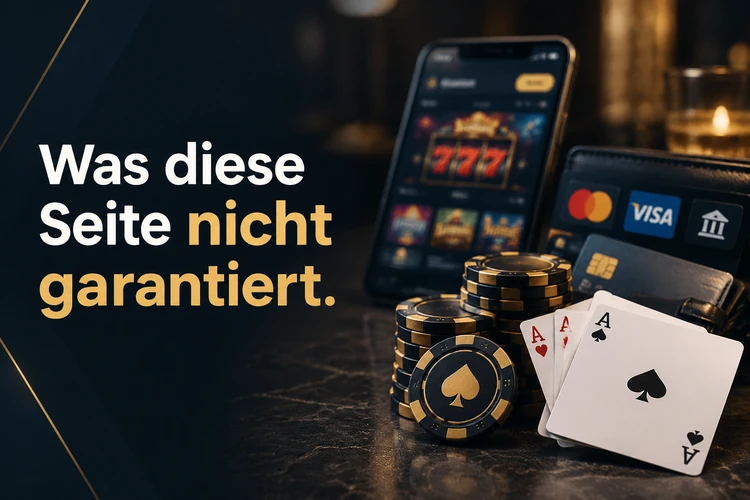 Was diese Seite nicht garantiert