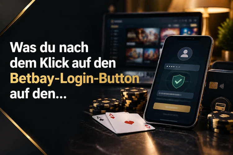 Was du nach dem Klick auf den Betbay-Login-Button auf dem Bildschirm siehst