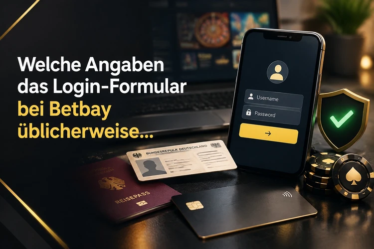 Welche Angaben das Login-Formular bei Betbay üblicherweise erwartet
